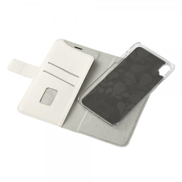 iPhone Xr Cover Fashion Edition Detachable Case Saffiano White