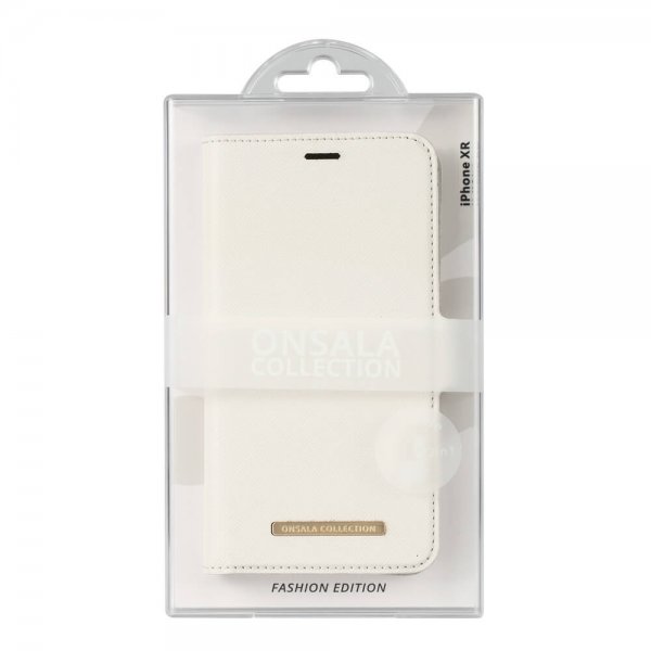 iPhone Xr Cover Fashion Edition Detachable Case Saffiano White