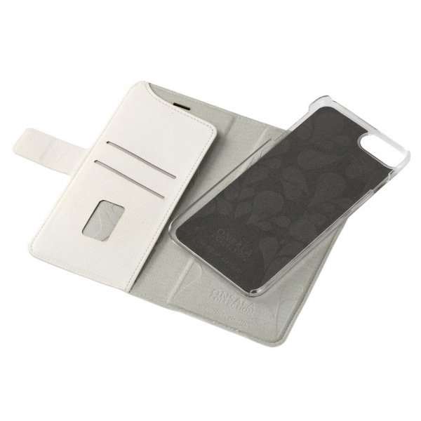 iPhone 6/6S Plus/iPhone 7 Plus/iPhone 8 Plus Cover Fashion Edition Detachable Case Saffiano White
