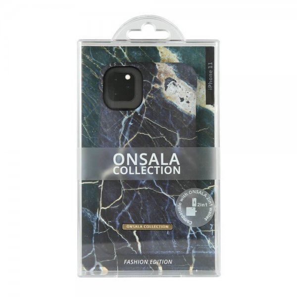 iPhone 11 Case Fashion Edition Black Galaxy Marble