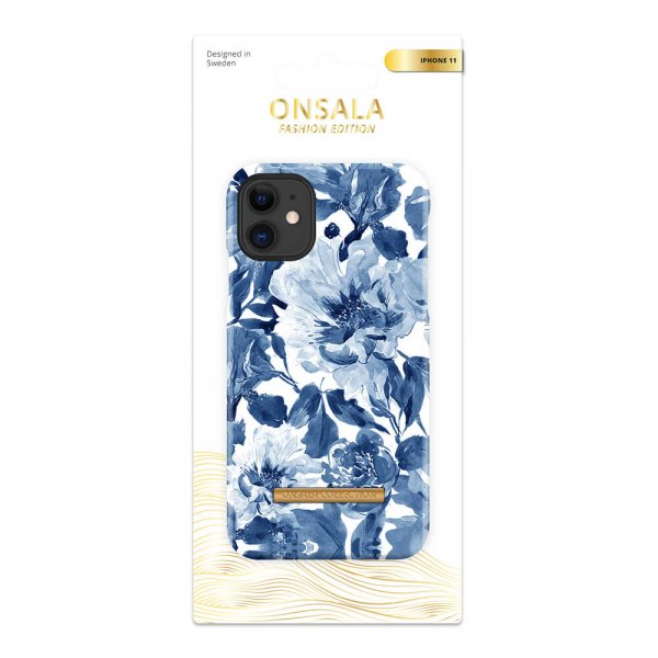 iPhone 11 Case Fashion Edition Indigo Peony
