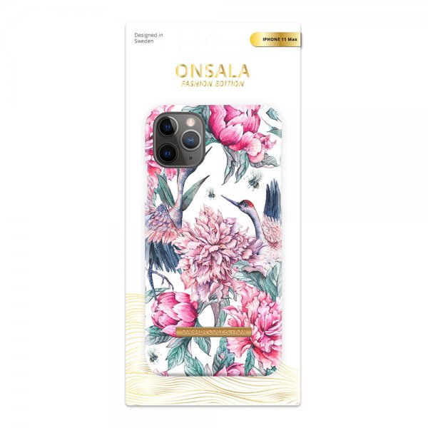 iPhone 11 Pro Max Case Fashion Edition Pink Crane
