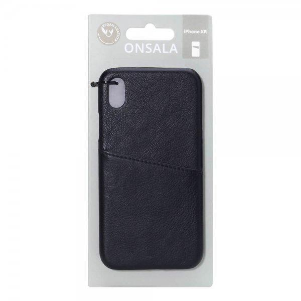 iPhone Xr Case with a Card Slot Black