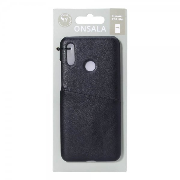 Huawei P30 Lite Case with a Card Slot Black