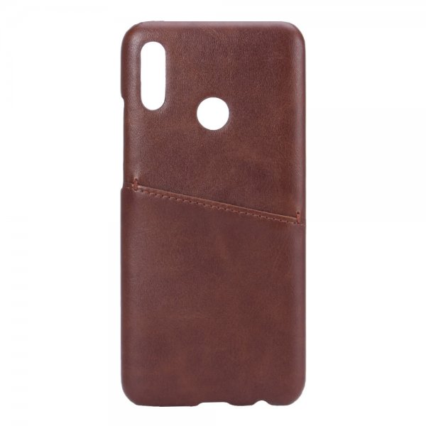 Huawei P Smart 2019 Case with a Card Slot Brown