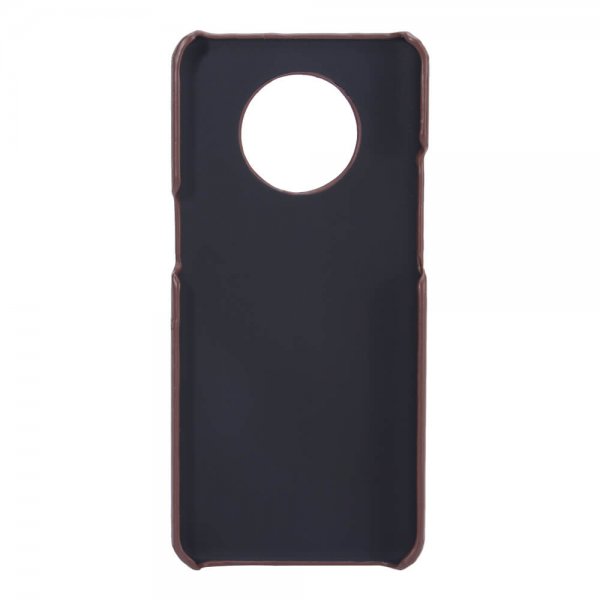 OnePlus 7T Case with a Card Slot Brown