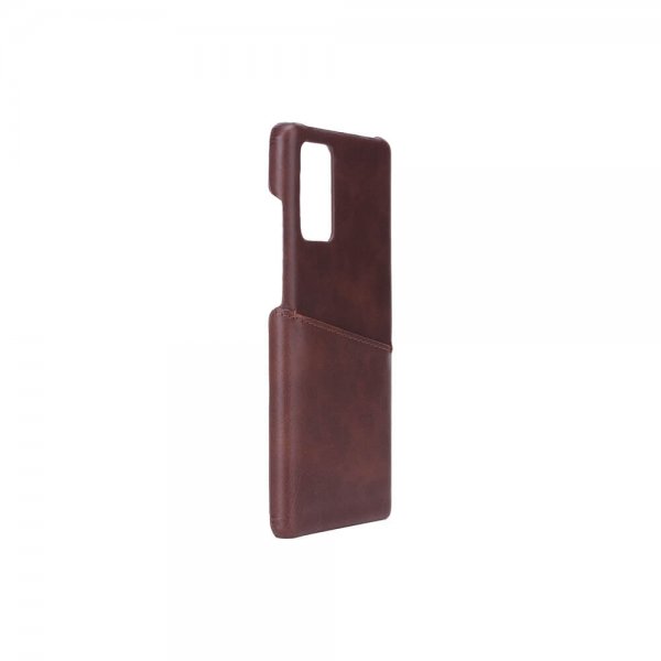 Samsung Galaxy Note 20 Case with a Card Slot Brown