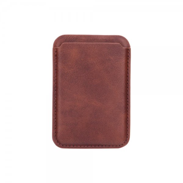 Magnetic Card Holder MagSafe Brown