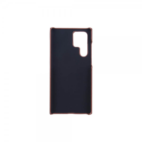 Samsung Galaxy S22 Ultra Case with a Card Slot Brown