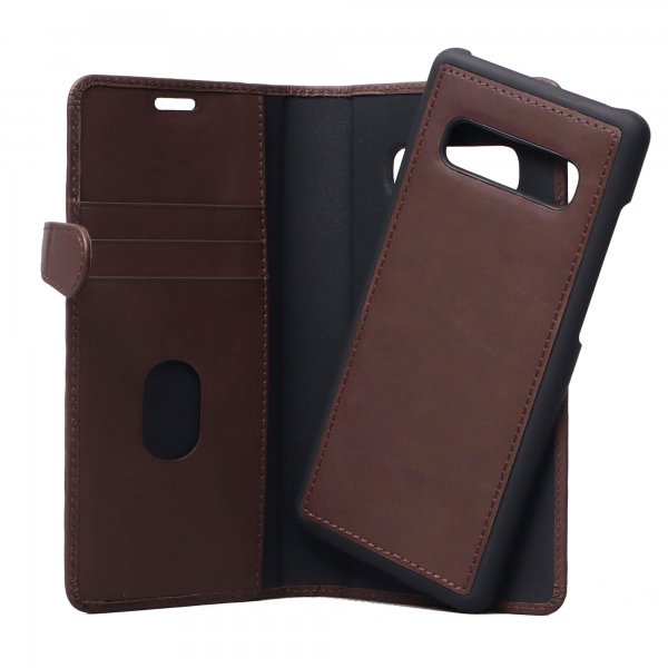 Samsung Galaxy S10 Plus Cover 2in1 Magnet Case Brown