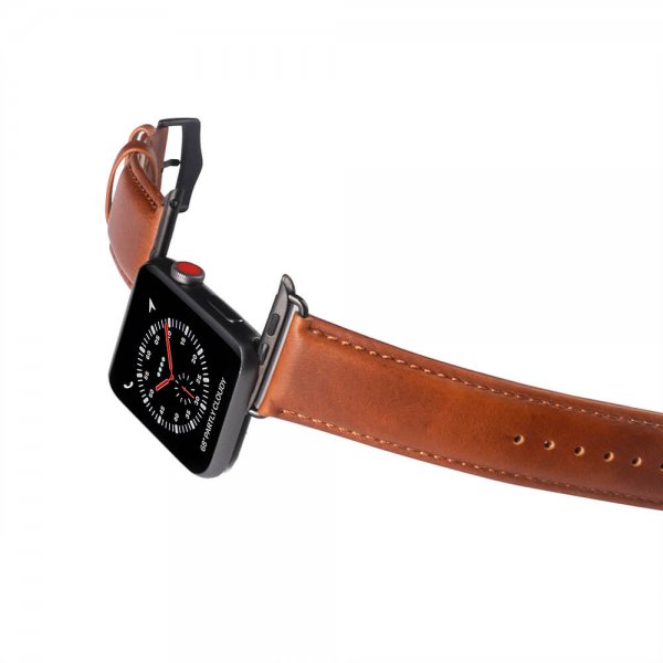 Apple Watch 38/40/41/42mm Band Genuine Leather Brown
