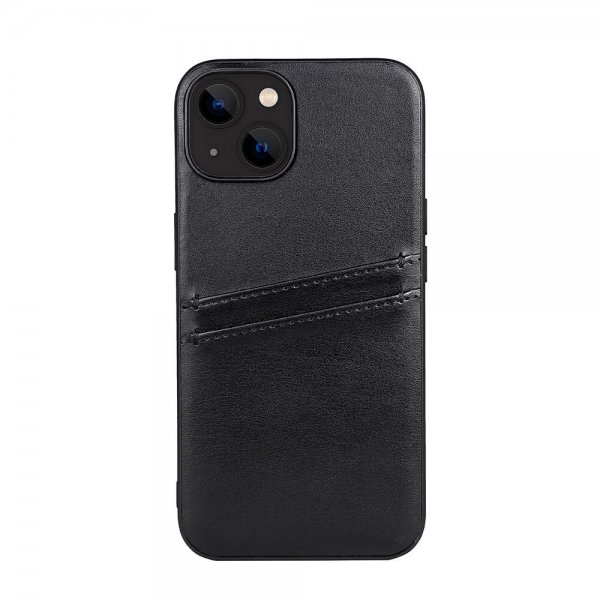 iPhone 13/14 Case Backcover with Card Slots Black
