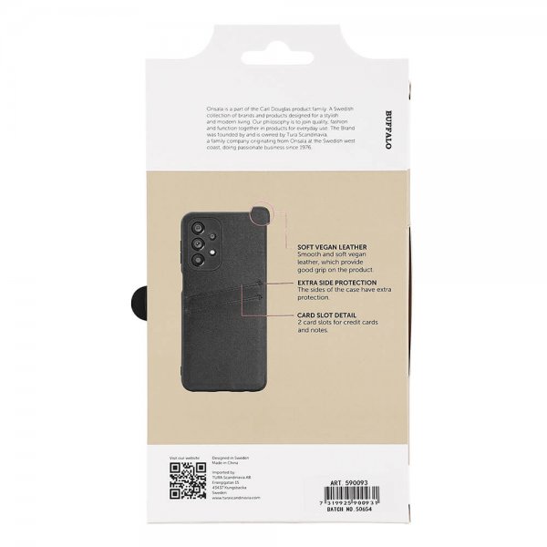 Samsung Galaxy A23 5G Case Backcover with Card Slots Black