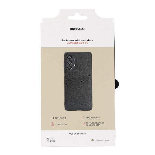 Samsung Galaxy A33 5G Case Backcover with Card Slots Black