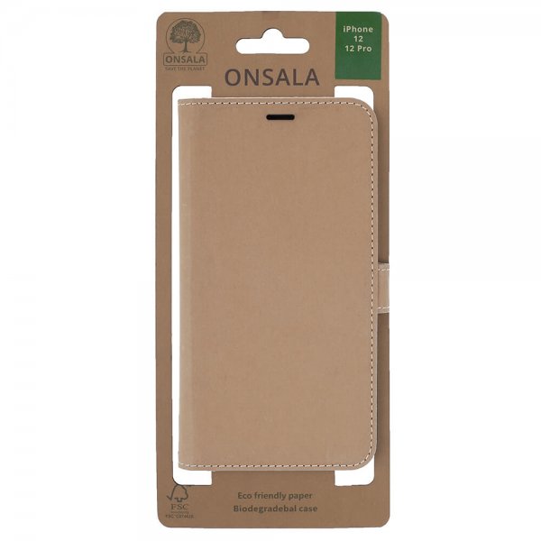 iPhone 12/iPhone 12 Pro Cover ECO Beige