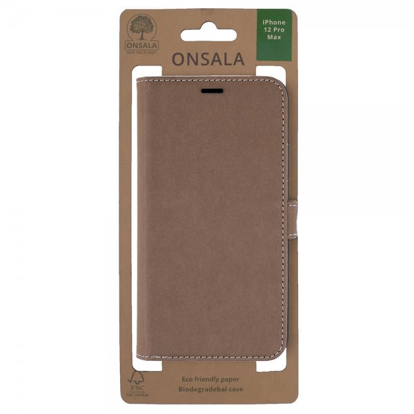 iPhone 12 Pro Max Cover ECO Brown