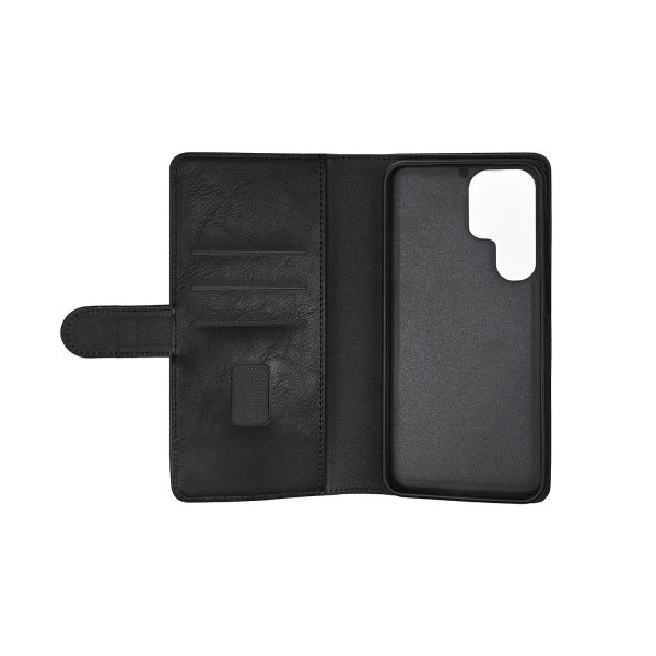 Samsung Galaxy S25 Ultra Cover 3 Card Slots Detachable Case Black
