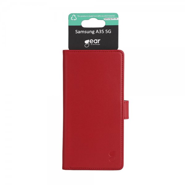 Samsung Galaxy A35 Cover 3 Card slots Red