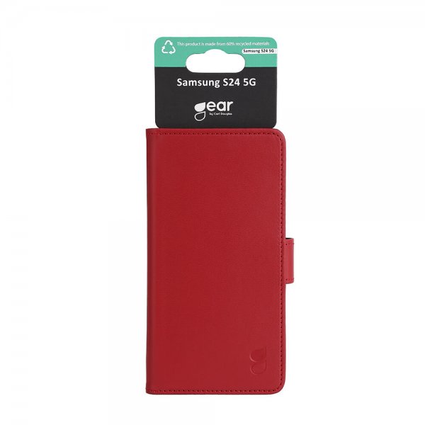 Samsung Galaxy S24 Cover 3 Card slots Red