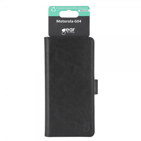 Motorola Moto G04 Cover 3 Card slots Black