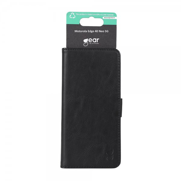 Motorola Edge 40 Neo Cover 3 Card slots Black