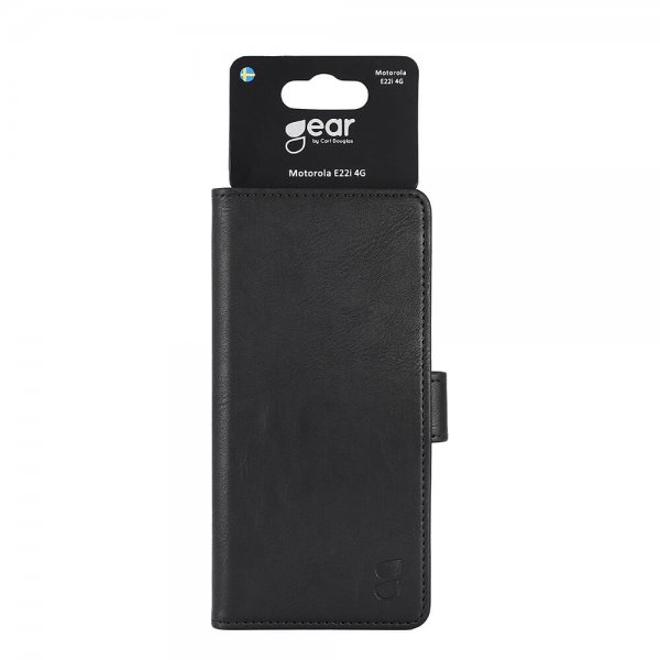 Motorola Moto e22i Cover 3 Card slots Black