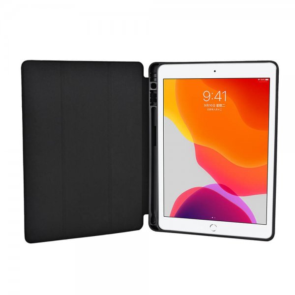 iPad 10.2 (gen 7/8/9) Cover Trifold Stand Folio Black
