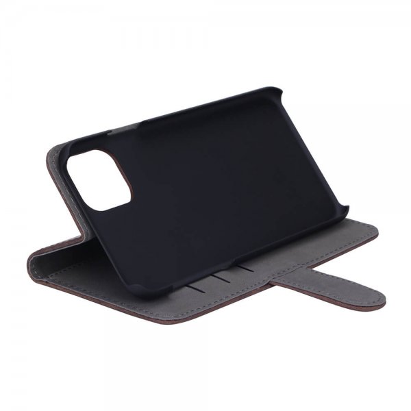 iPhone 11 Pro Max Cover Mobile Wallet Nubuck Brown