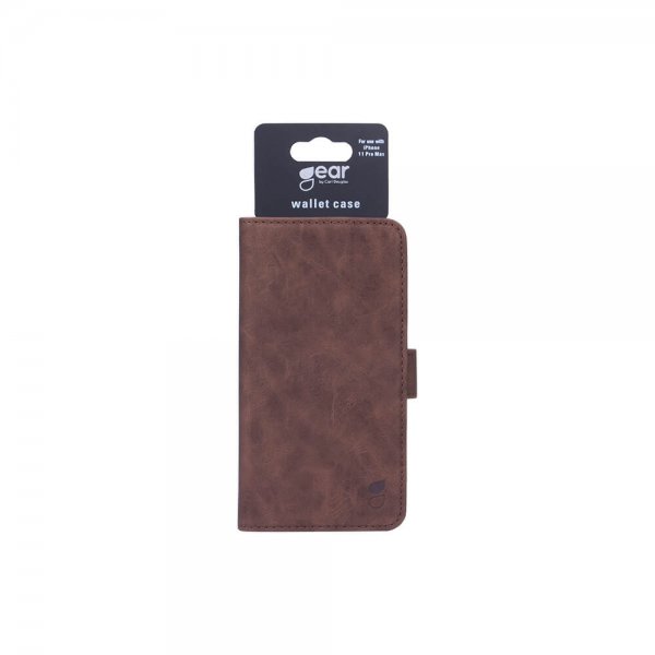 iPhone 11 Pro Max Cover Mobile Wallet Nubuck Brown