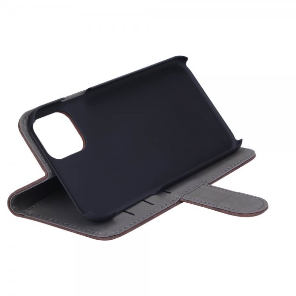 iPhone 11 Cover Mobile Wallet Nubuck Brown