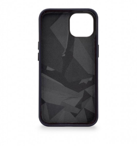 iPhone 14 Plus Case Leather Backcover Navy