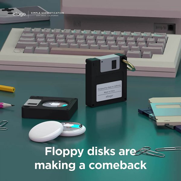 Case for AirTag Floppy Disk