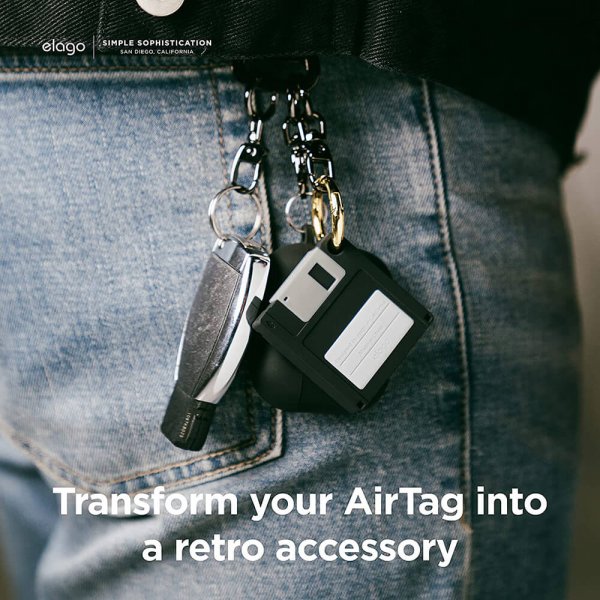 Case for AirTag Floppy Disk