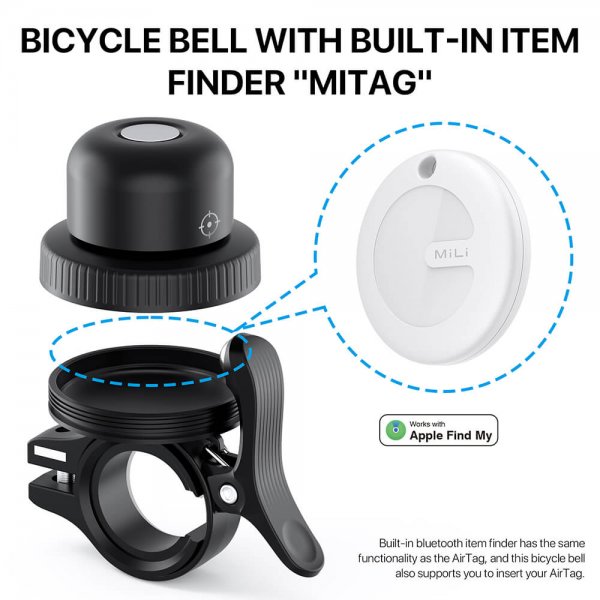 MIBELL Trackable Anti-Loss Bicycle Bell