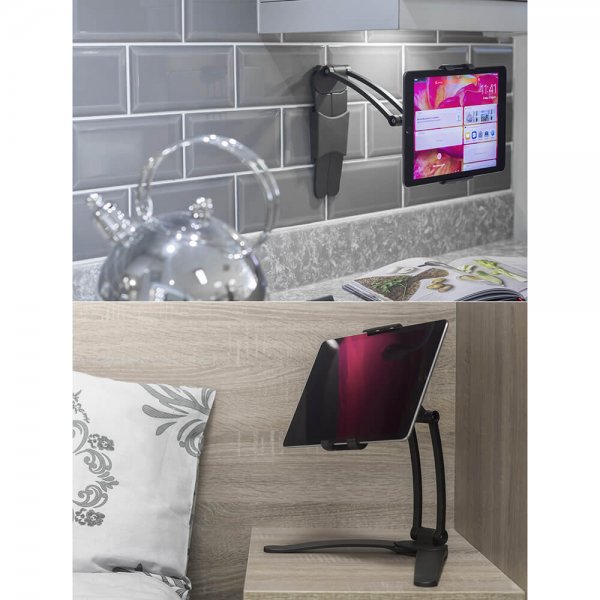 Tablet and Phone Stand 2in1 Table Stand and Wall Mounted