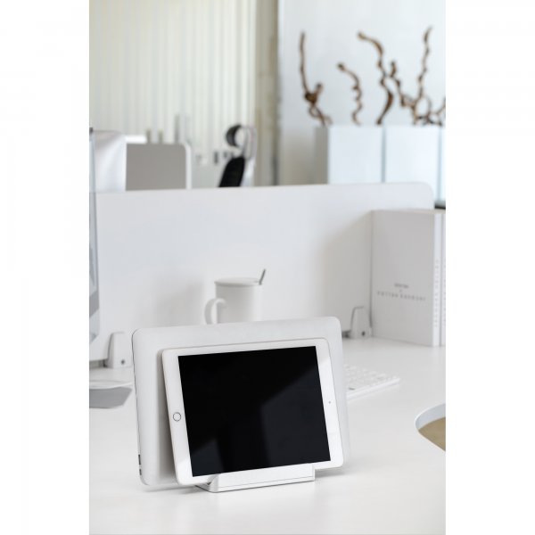 Dual Table Stand for Tablet Mac/Ultrabooks Adjustable Aluminium