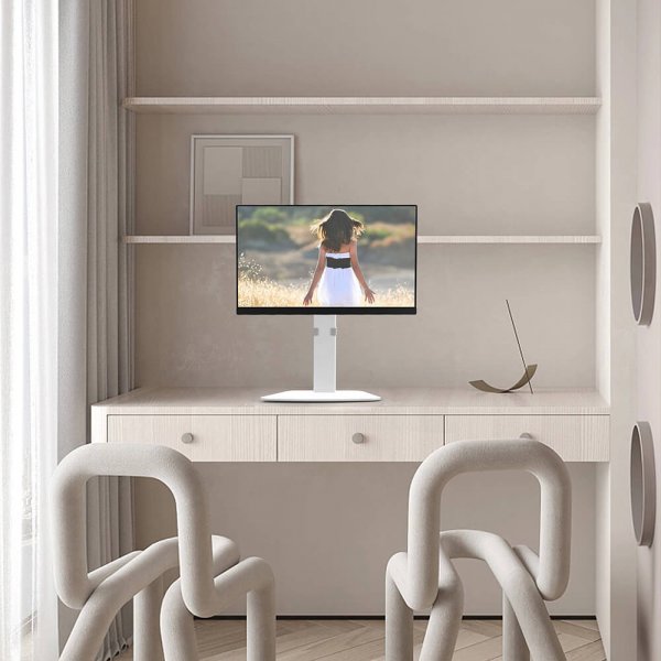 Monitor Arm Desktop Mount White