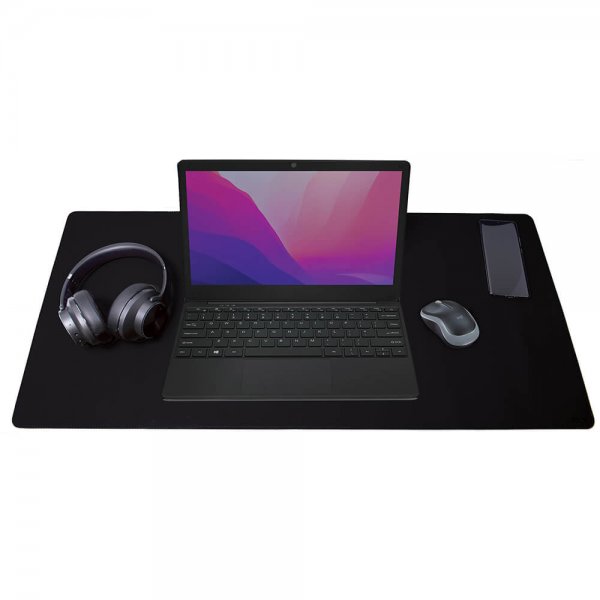 Desk Pad Vegan Leather 400x900mm Grey