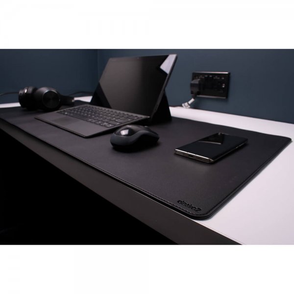 Desk Pad Vegan Leather 400x900mm Grey