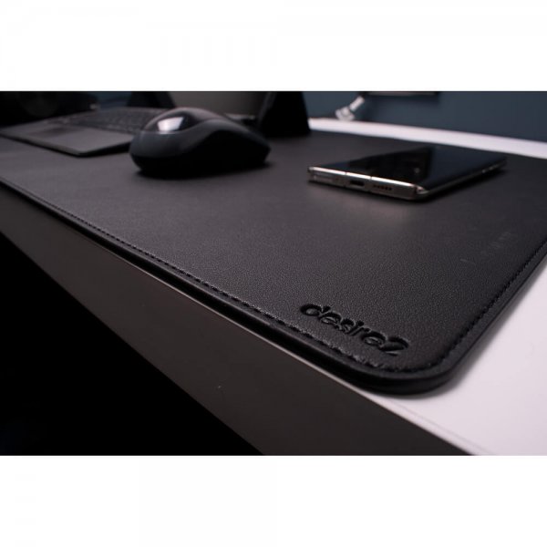 Desk Pad Vegan Leather 400x900mm Grey