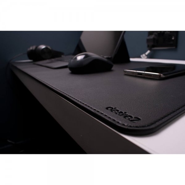 Desk Pad Vegan Leather 400x900mm Grey