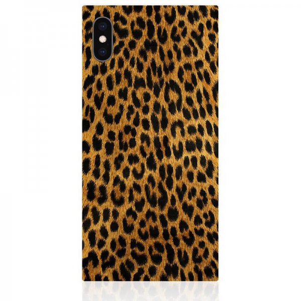 iPhone Xs Max Case Square Case Leopard
