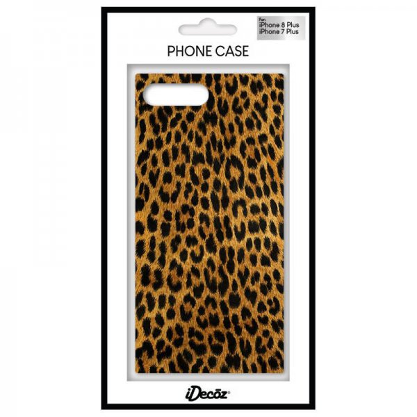 iPhone 7 Plus/iPhone 8 Plus Case Square Case Leopard