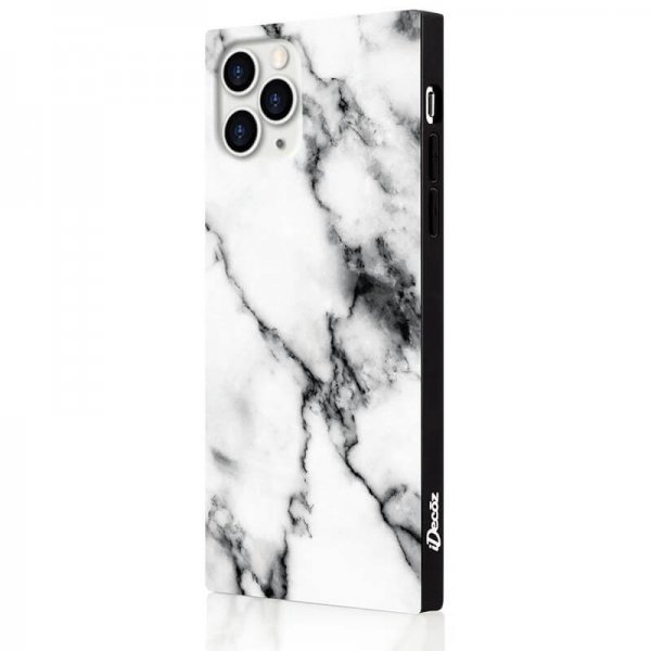 iPhone 11 Pro Case Square Case Marble White