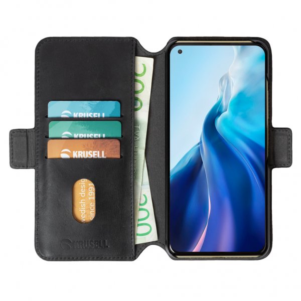 Xiaomi Mi 11 Lite Case Sunne PhoneWallet Black