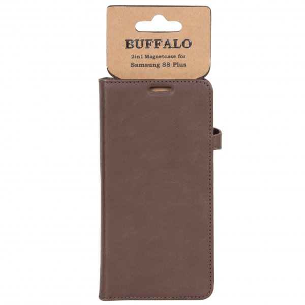 Samsung Galaxy S8 Plus Cover 2in1 Magnet Case Brown