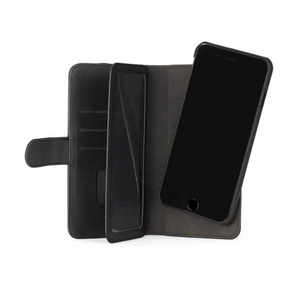 iPhone 6/6S Plus/iPhone 7 Plus/iPhone 8 Plus Cover 7 Card Slots Detachable Case Black