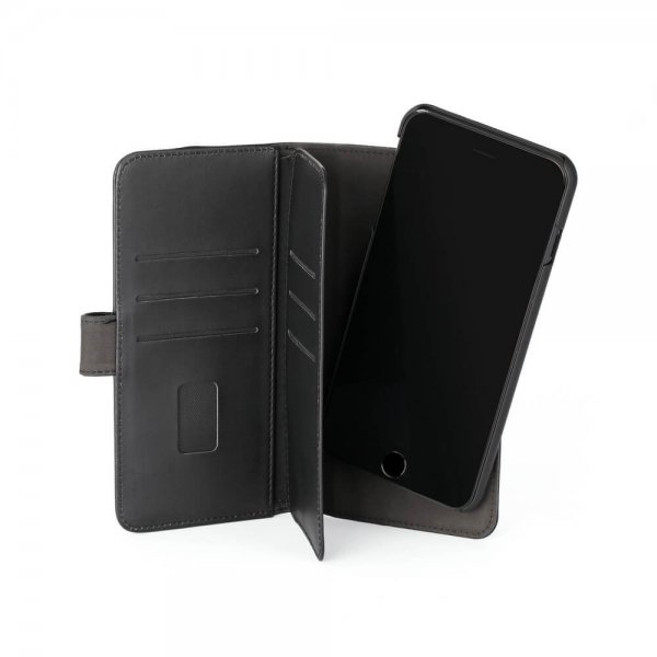 iPhone 6/6S Plus/iPhone 7 Plus/iPhone 8 Plus Cover 7 Card Slots Detachable Case Black