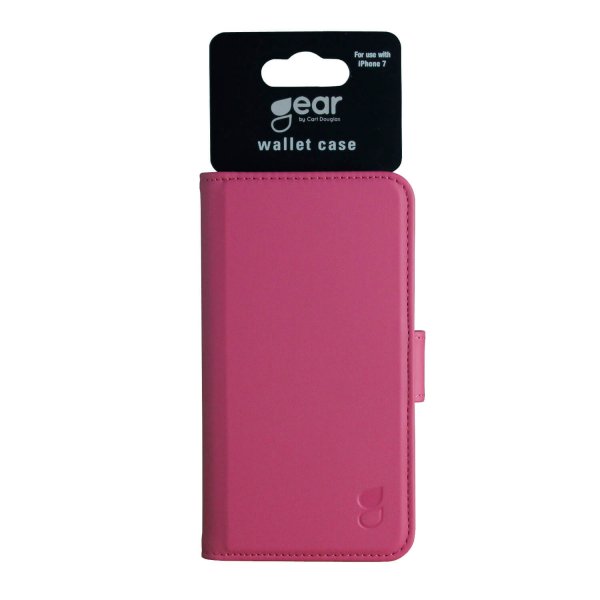 iPhone 6/6S Plus/iPhone 7 Plus/iPhone 8 Plus Cover 3 Card slots Pink