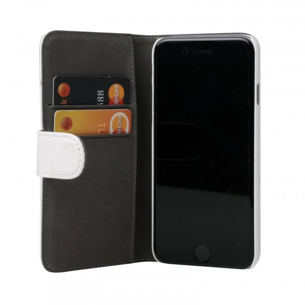 iPhone 6/6S Cover 2 Card Slots Detachable Case White